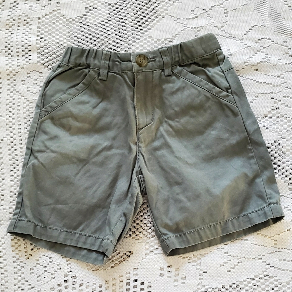 Bonpoint 🍒 baby chino shorts, grey